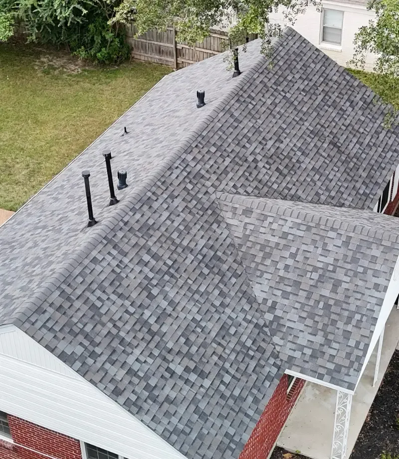Owens Corning Duration Williamsburg Gray shingles.