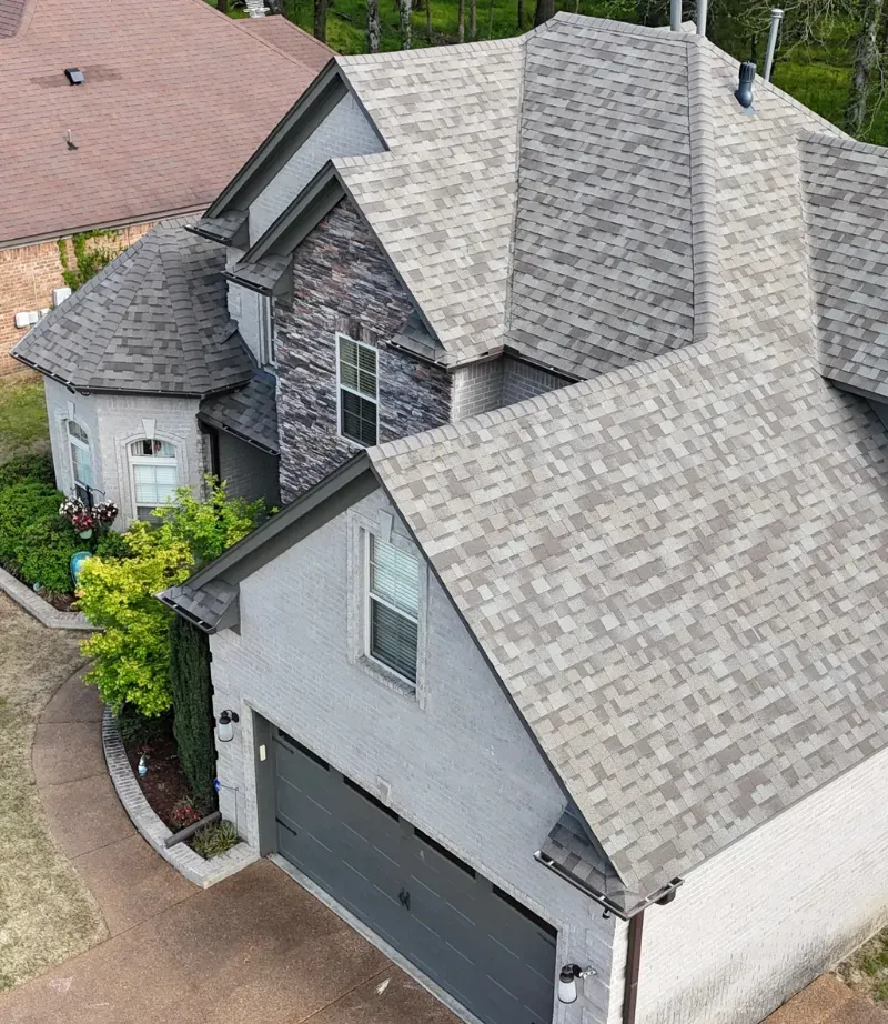 Owens Corning Duration Driftwood shingles.
