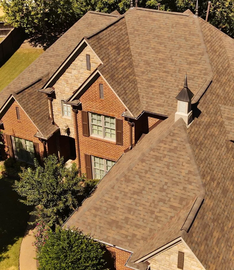 Owens Corning Duration Teak shingles.