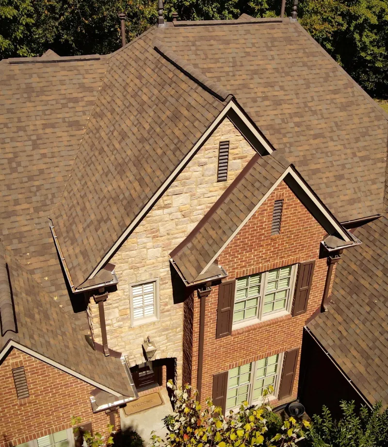 Owens Corning Duration Teak shingles.