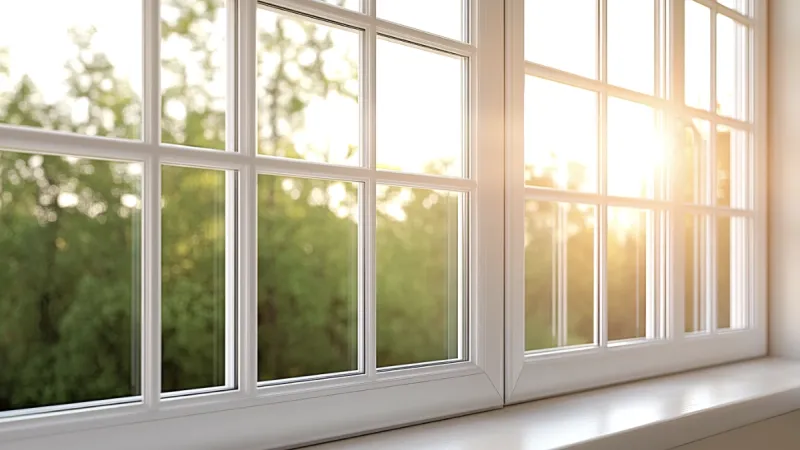 Beautiful sunlight coming through new window installation.